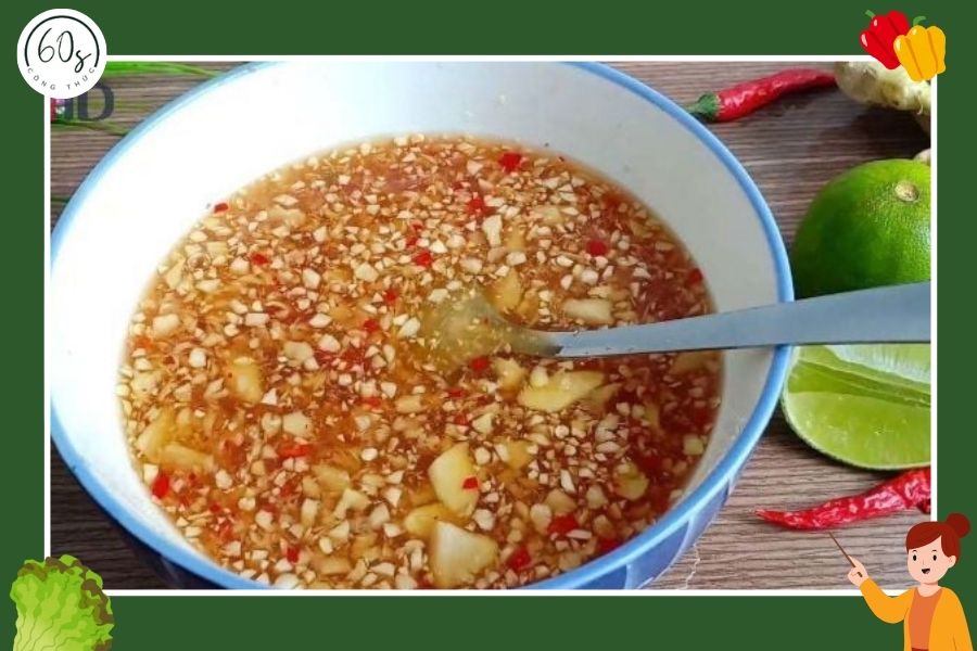 làm nước chấm ngan cháy tỏi thơm ngon